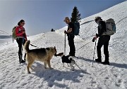 A CA' SAN MARCO (1830 m) dal Ristorante Genzianella (1300 m) pestando neve il 24 febbraio 2021 - FOTOGALLERY"